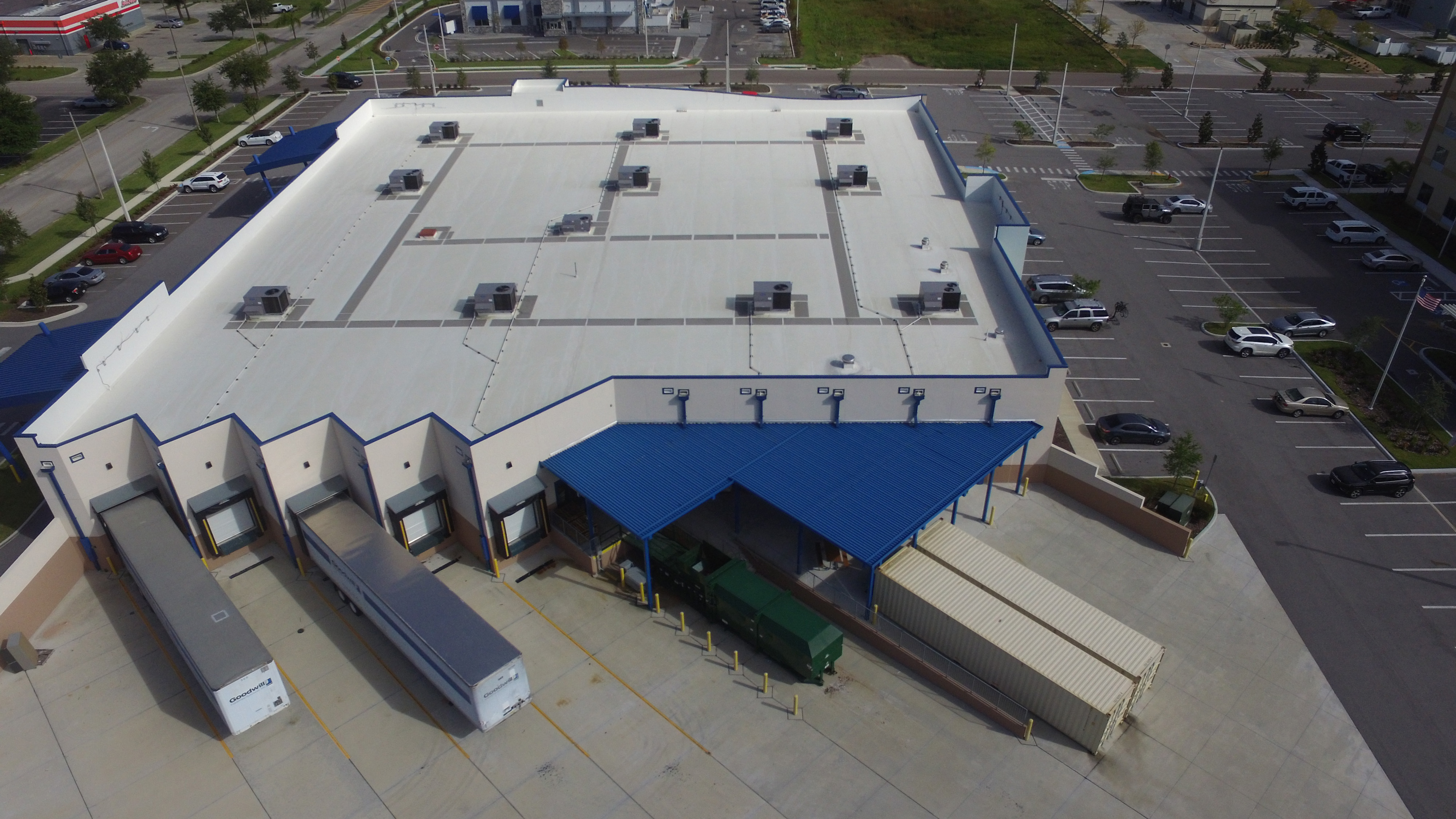 aerial of site at 400 feet